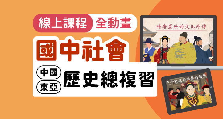 [全動畫] 國中社會│八上歷史－中國及東亞總複習